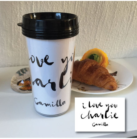 TAKE AWAY CUP - I LOVE YOU