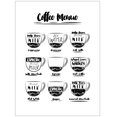 COFFEE MENUE