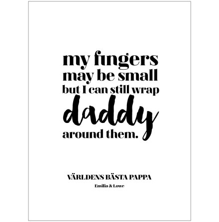 MY FINGERS (DADDY ELLER MOMMY)