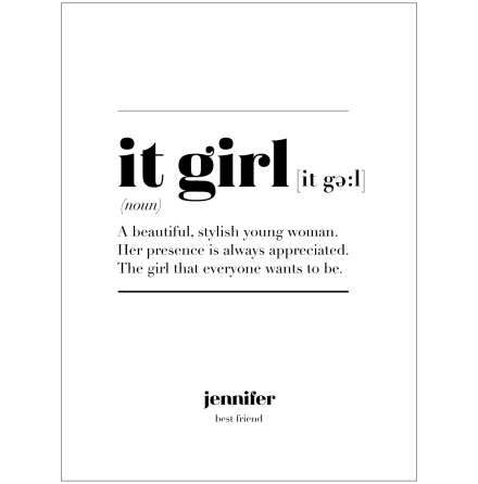 IT GIRL IS