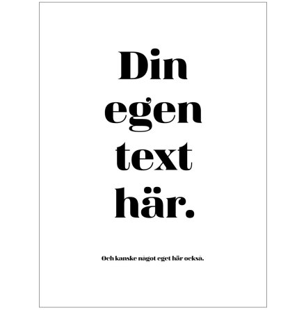 DIN EGEN TEXT DEUX