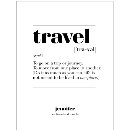 TRAVEL IS