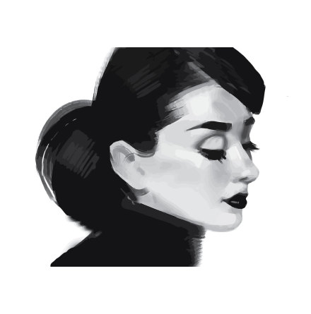 AUDREY ARTPRINT ILLUSTRATION