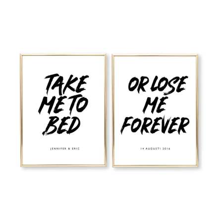 PARPOSTERS - TAKE ME TO BED 2 st posters