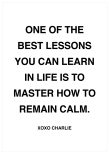ONE OF THE BEST LESSONS - CITATPOSTER