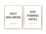 PARPOSTERS - HOLY MACARONI SHIT POMMES FRITES 2 st posters