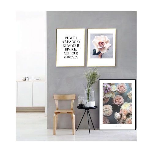 poster med rosor blommor affischer med blommor rosor tavla med blommor rosor